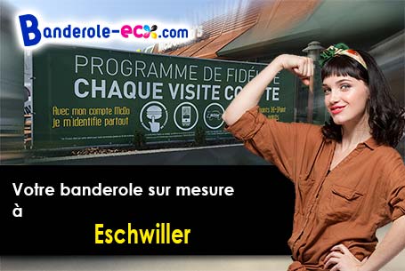 Création gratuite de votre banderole publicitaire à Eschwiller (Bas-Rhin/67320)