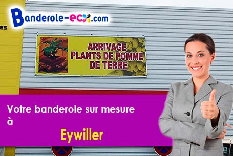 Création gratuite de votre banderole publicitaire à Eywiller (Bas-Rhin/67320)