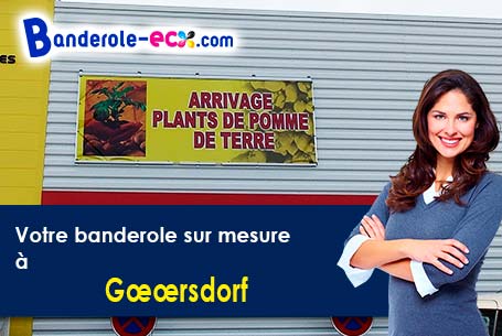 Création inclus pour votre banderole pas cher à Grsdorf (Bas-Rhin/67360)