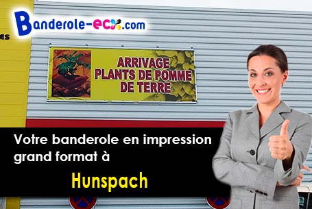 Création inclus pour votre banderole pas cher à Hunspach (Bas-Rhin/67250)