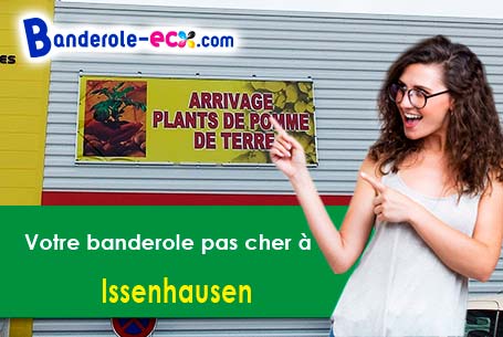 Création gratuite de votre banderole publicitaire à Issenhausen (Bas-Rhin/67330)