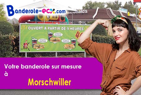 Création gratuite de votre banderole publicitaire à Morschwiller (Bas-Rhin/67350)