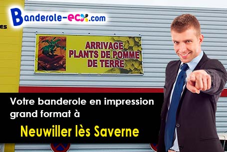 Création gratuite de votre banderole publicitaire à Neuwiller-lès-Saverne (Bas-Rhin/67330)