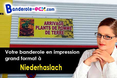 Création inclus pour votre banderole pas cher à Niederhaslach (Bas-Rhin/67280)