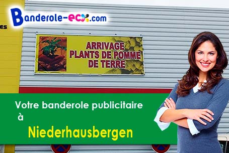 Création inclus pour votre banderole pas cher à Niederhausbergen (Bas-Rhin/67207)