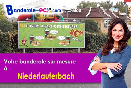 Création inclus pour votre banderole pas cher à Niederlauterbach (Bas-Rhin/67630)