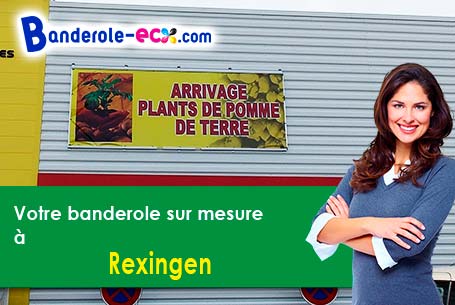 Création gratuite de votre banderole publicitaire à Rexingen (Bas-Rhin/67320)