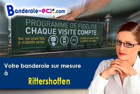 Création gratuite de votre banderole publicitaire à Rittershoffen (Bas-Rhin/67690)