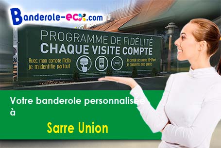 Création gratuite de votre banderole publicitaire à Sarre-Union (Bas-Rhin/67260)