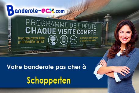 Création gratuite de votre banderole publicitaire à Schopperten (Bas-Rhin/67260)