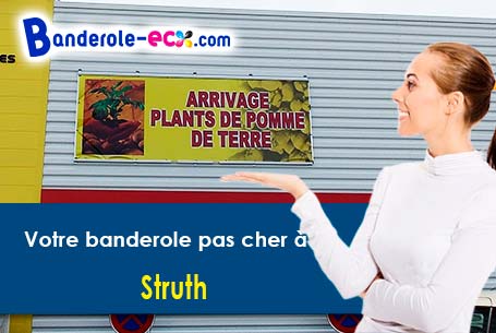 Création gratuite de votre banderole publicitaire à Struth (Bas-Rhin/67290)