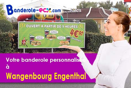 Création gratuite de votre banderole publicitaire à Wangenbourg-Engenthal (Bas-Rhin/67710)