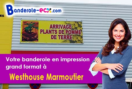 Impression grand format de banderole personnalisée à Westhouse-Marmoutier (Bas-Rhin/67440)
