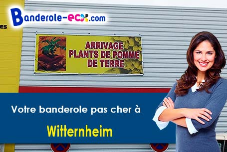 Création gratuite de votre banderole publicitaire à Witternheim (Bas-Rhin/67230)