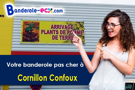 A Cornillon-Confoux (Bouches-du-Rhône/13250) recevez votre banderole personnalisée