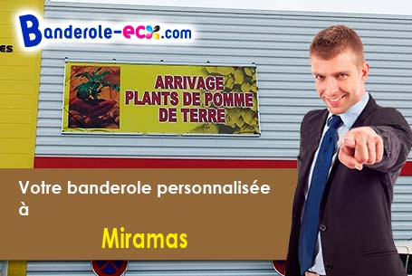 A Miramas (Bouches-du-Rhône/13140) recevez votre banderole publicitaire