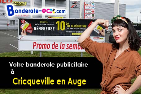 Impression de banderole personnalisée à Cricqueville-en-Auge (Calvados/14430)