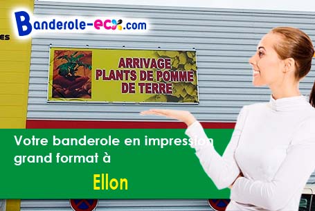 Recevez votre banderole pas cher à Ellon (Calvados/14250)