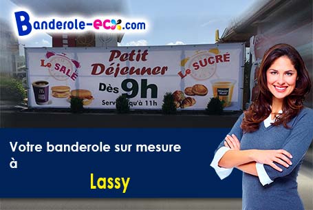 Recevez votre banderole personnalisée à Lassy (Calvados/14770)