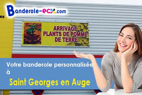 A Saint-Georges-en-Auge (Calvados/14140) recevez votre banderole publicitaire