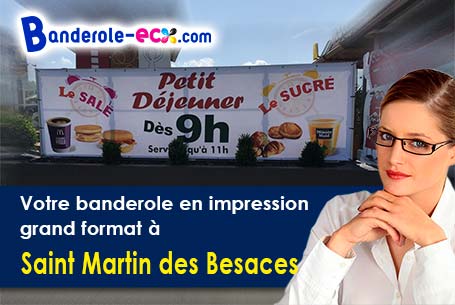 Impression de banderole publicitaire à Saint-Martin-des-Besaces (Calvados/14350)