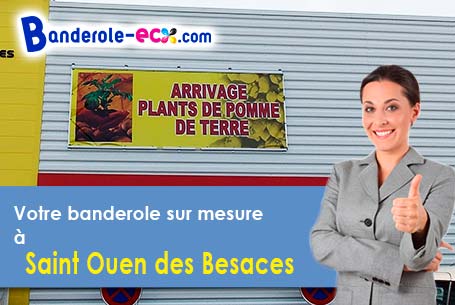 A Saint-Ouen-des-Besaces (Calvados/14350) recevez votre banderole pas cher