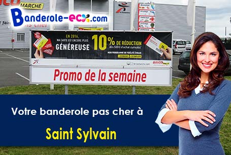 Recevez votre banderole pas cher à Saint-Sylvain (Calvados/14190)