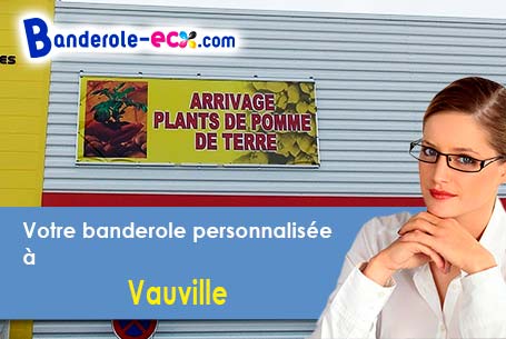 A Vauville (Calvados/14800) impression de banderole publicitaire