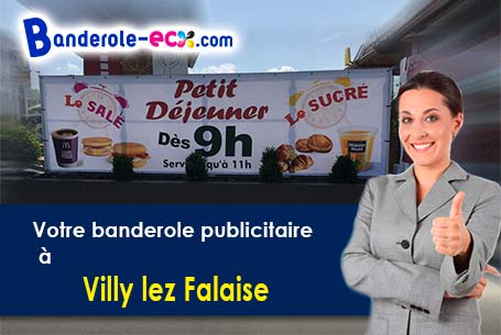 Recevez votre banderole pas cher à Villy-lez-Falaise (Calvados/14700)