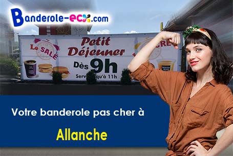 A Allanche (Cantal/15160) recevez votre banderole personnalisée