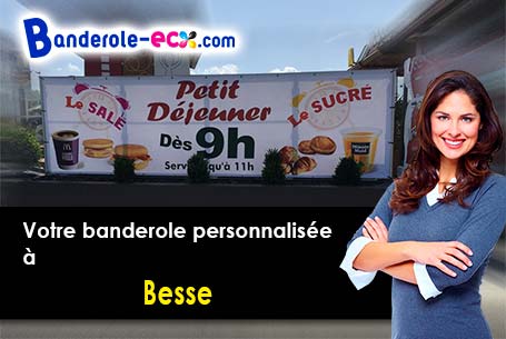 A Besse (Cantal/15140) recevez votre banderole publicitaire