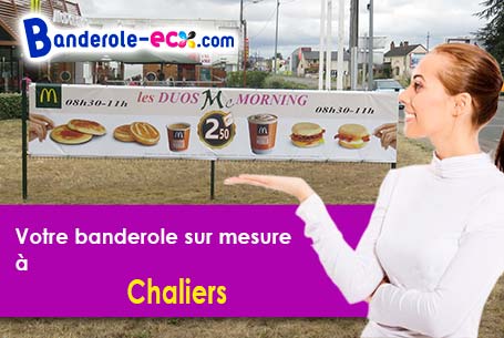 A Chaliers (Cantal/15320) recevez votre banderole personnalisée