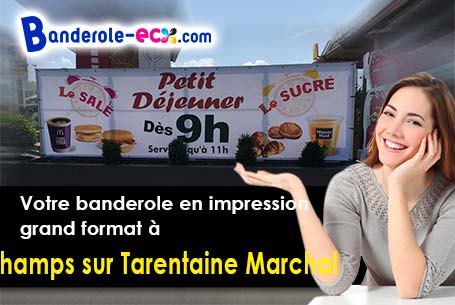 Recevez votre banderole personnalisée à Champs-sur-Tarentaine-Marchal (Cantal/15270)