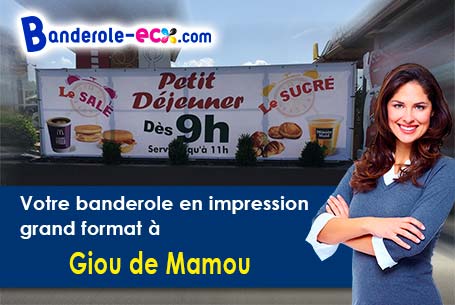Impression de banderole personnalisée à Giou-de-Mamou (Cantal/15130)