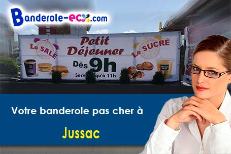 Recevez votre banderole personnalisée à Jussac (Cantal/15250)