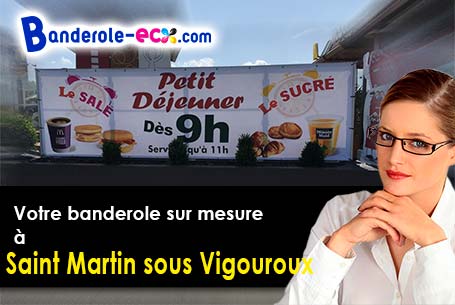 Recevez votre banderole personnalisée à Saint-Martin-sous-Vigouroux (Cantal/15230)