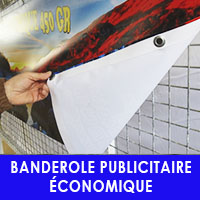 banderole économique pour intérieur et extérieur