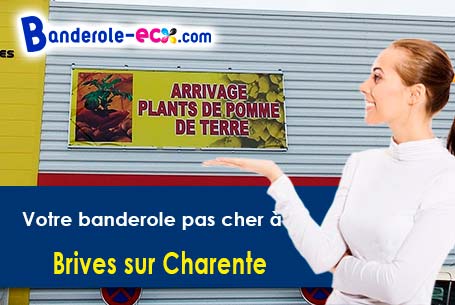 A Brives-sur-Charente (Charente-Maritime/17800) recevez votre banderole publicitaire