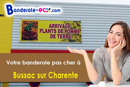 A Bussac-sur-Charente (Charente-Maritime/17100) impression de banderole publicitaire