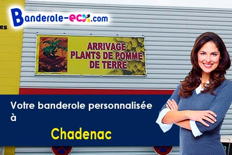 A Chadenac (Charente-Maritime/17800) recevez votre banderole pas cher