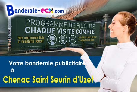 Impression de banderole personnalisée à Chenac-Saint-Seurin-d'Uzet (Charente-Maritime/17120)