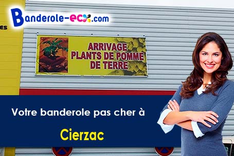 Recevez votre banderole publicitaire à Cierzac (Charente-Maritime/17520)
