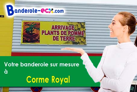 A Corme-Royal (Charente-Maritime/17600) recevez votre banderole pas cher