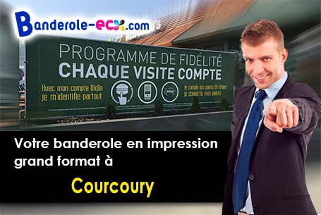 Recevez votre banderole personnalisée à Courcoury (Charente-Maritime/17100)