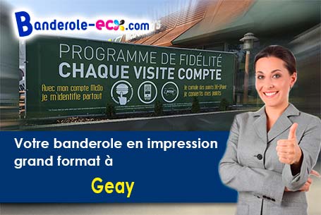 A Geay (Charente-Maritime/17250) recevez votre banderole pas cher