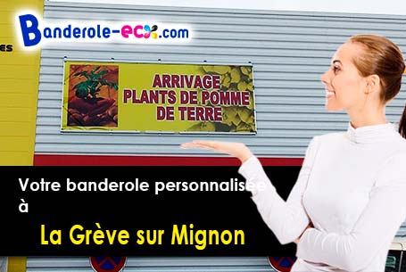 Recevez votre banderole publicitaire à La Grève-sur-Mignon (Charente-Maritime/17170)