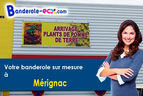 Recevez votre banderole publicitaire à Mérignac (Charente-Maritime/17210)