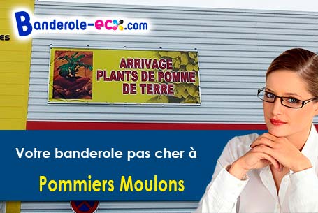 Recevez votre banderole personnalisée à Pommiers-Moulons (Charente-Maritime/17130)
