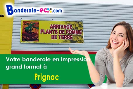 Recevez votre banderole personnalisée à Prignac (Charente-Maritime/17160)