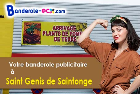 Impression de banderole pas cher à Saint-Genis-de-Saintonge (Charente-Maritime/17240)
